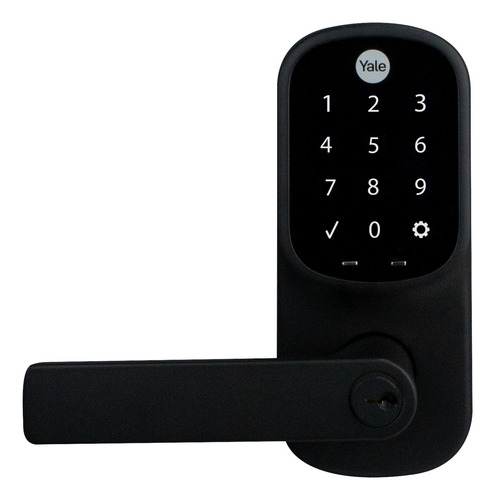 Cerradura Digital Eléctrica Yrl226 Negro Con Hub Y Módulo