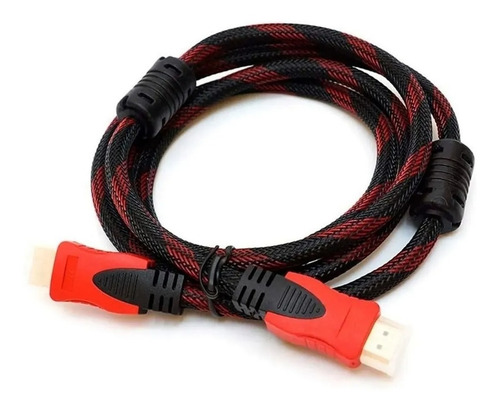 Cable Hdmi 5 Metros Doble Filtro Mallado Punta Dorada