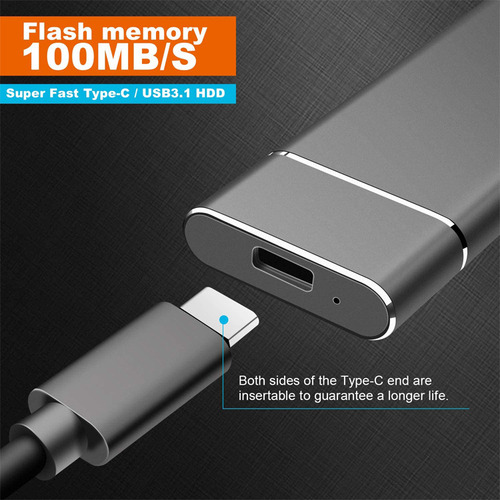 Mini Disco Duro Externo De Estado Sólido Portátil De 8 Tb, E