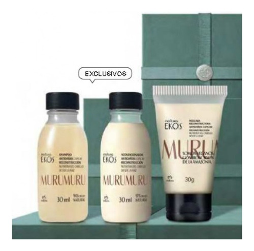 Kit Viaje - Shampoo/acond/crema De Peinar Murumuru Mmsnatura