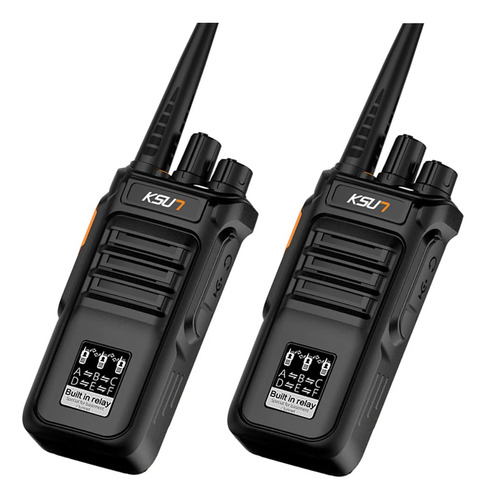 2 Radio Bidireccional Walkie Talkie Largo Alcance 100 Milla