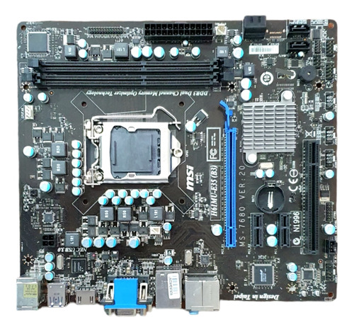 Placa Mother Msi H61mu-e35 B3 P/reparar Leer 