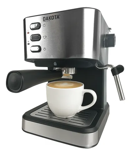 Cafetera Expresso 3 En 1 Dakota Para Capsula Cafe Molido y Espumador de Leche Integrado