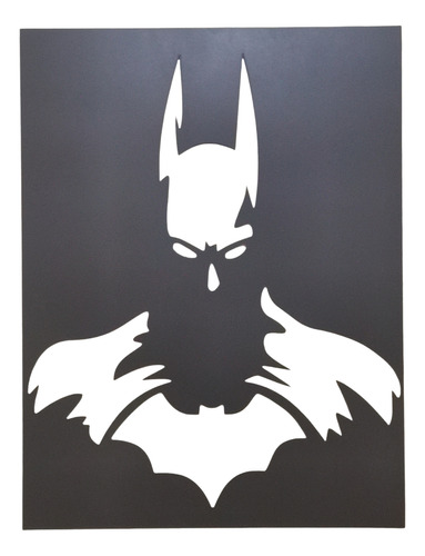 Cuadro Decorativo Batman Mdf 6mm.  60 Cm X 60 Cm.