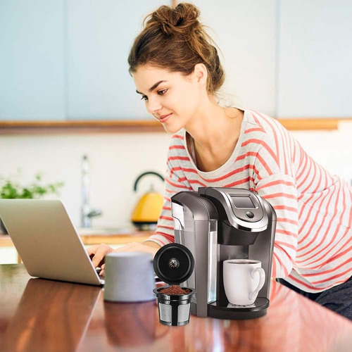 4 Pzas Cápsulas De Filtros Café Recargable Con Accesorios