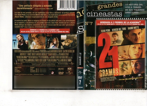 21 Gramos (2003) (grandes Cineastas N° 7) - Dvd Orig - Mcbmi