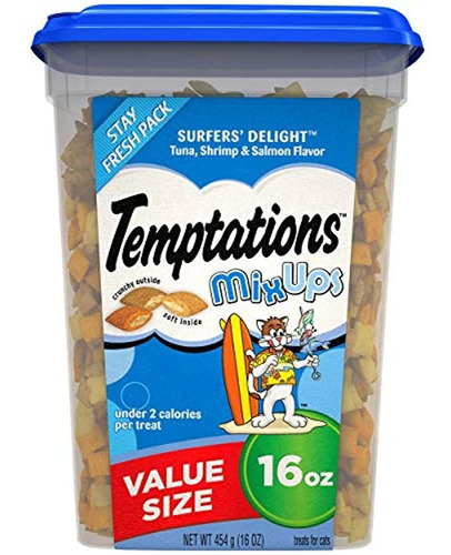 Temptations Mixups Crunchy And Soft Cat Treats, 16 Oz.