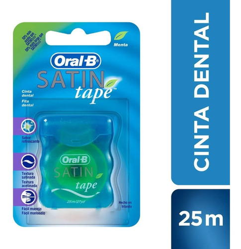 Oral B Hilo Satin Tape Cinta X 25 Mts Pack X 3 Un.