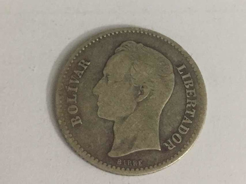Moneda De 1 Bolivar De Plata 1935