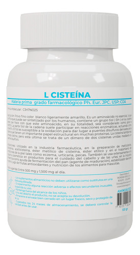 L Cisteína 100gr - g a $339