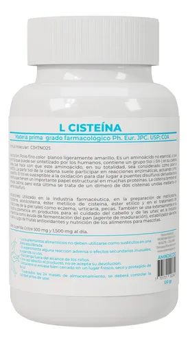L Cisteína 100gr - g a $339