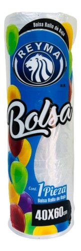 Bolsa En Rollo Reyma 40x60 Baja Densidad 1 Pza