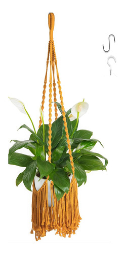 Macramé Colgante Para Plantas De Exterior E Interior Macramé