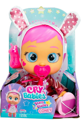 Muñeca Cry Babies Star Coney Bebe Llorón Original Importada