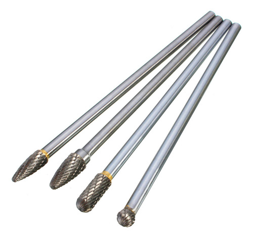 A, Broca Acero For Pulir Tungsteno, 4 Unidades Diámetro