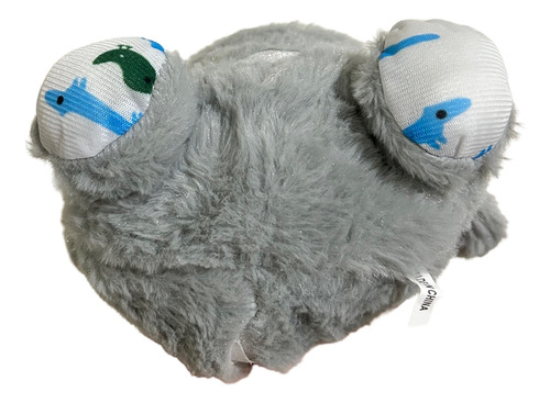Peluche De Apego Luz Sonido Respira Con Movimient Para Bebés Gris