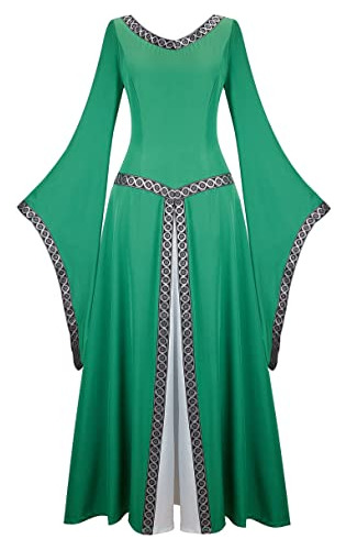 Mujeres Parlsdy Vestido Medieval Irish Renaissance Gf2gc