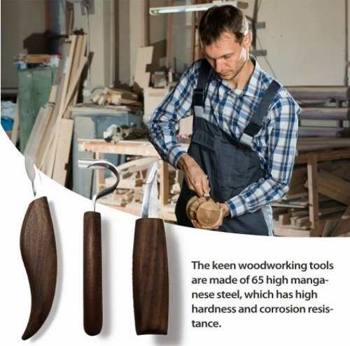 O 5 Piezas De Cuchillo Para Tallar Madera Cincel Para