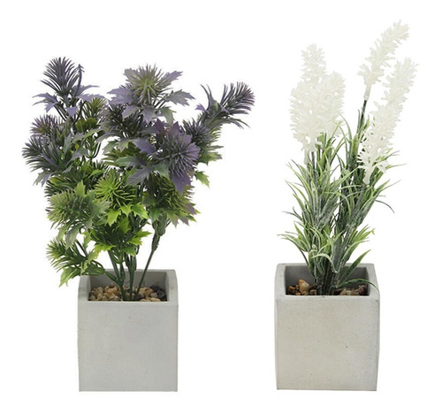Suculenta Con Maceta Planta Artificial Deco Pettish Online