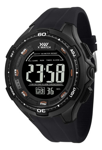 Relógio Masculino X-watch Digital Preto Xmppd463w Pxpx