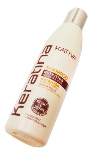 Shampoo Sin Sulfatos Ni Parabenos Keratina X 250ml Kativa