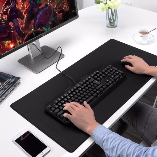 Imagen 2 de 6 de Pad Grande Xl 84x38cm Gamer Oficina Mouse Y Teclado Pc