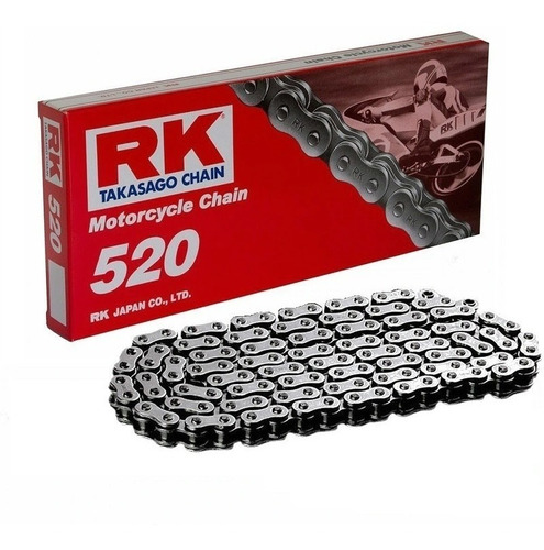 Cadena Transmision Rk 520 X 118 C/clip. Bm Motopartes