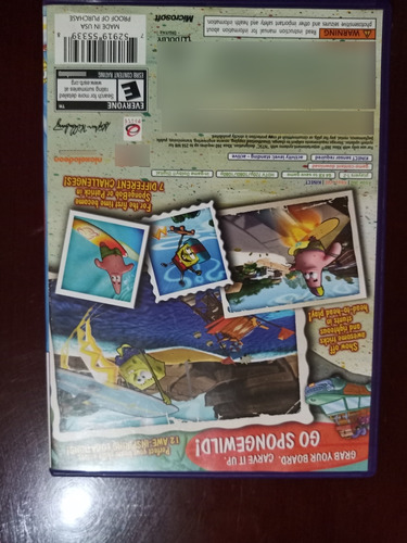 Bob Sponja Surf And Skate Para Kinect Xbox 360 (Usado)