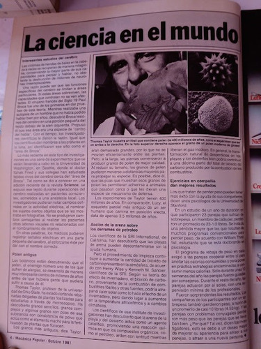 Revista Mecanica Popular No 10 Octubre De 1981 (Usado)