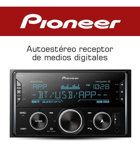 Autoestéreo para auto Pioneer MVH S620BS con USB y bluetooth