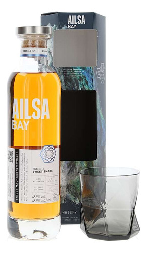 Whisky Ailsa Bay Sweet Smoke Release 1.2 + Vaso Hexagonal 