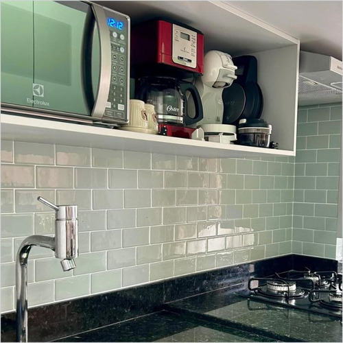 Pastilha Adesiva Resina Kipastilha M205 Subway Kit12 Menta