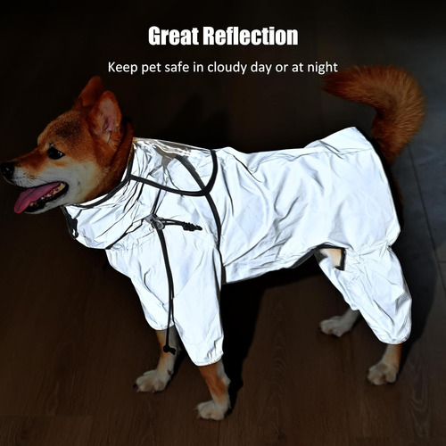 Impermeable Para Perros Avont - Impermeable Con Transpare...