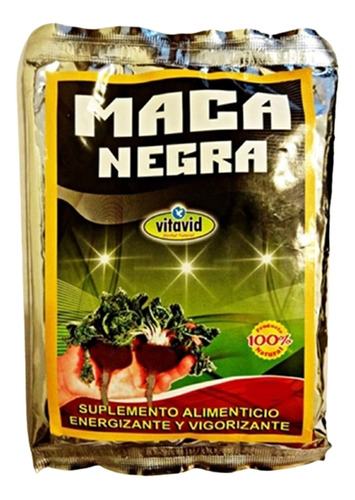 Harina De Maca Negra De Perú