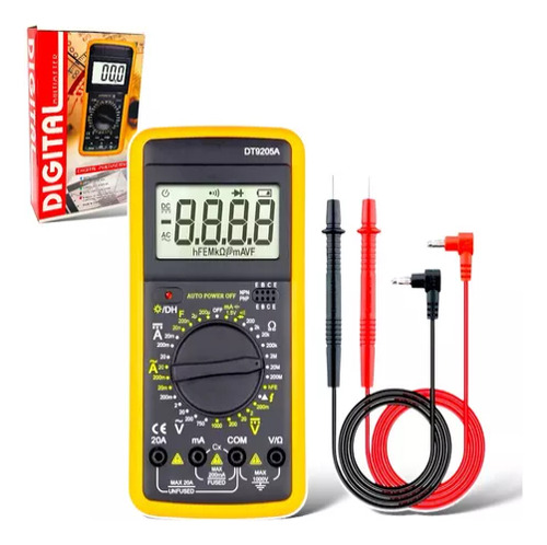 Multimetro Multitester Tester Digital 1000v 20a