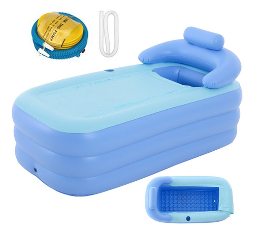 Bañera Portátil Para Ducha Bañera De Hidromasaje Inflable Pi