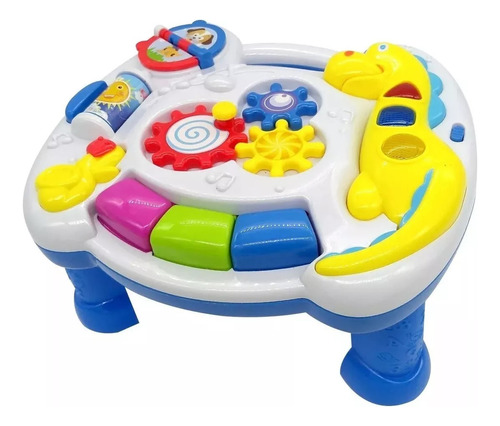 Mesa Didactica Para Bebes Musical Sensorial Patas Extraibles