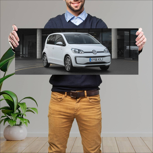 Cuadro 30x80cm Auto 2016 Volkswagen E Up Uk