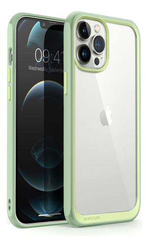 Funda Premium Hibrida iPhone 13 Pro Max Menta