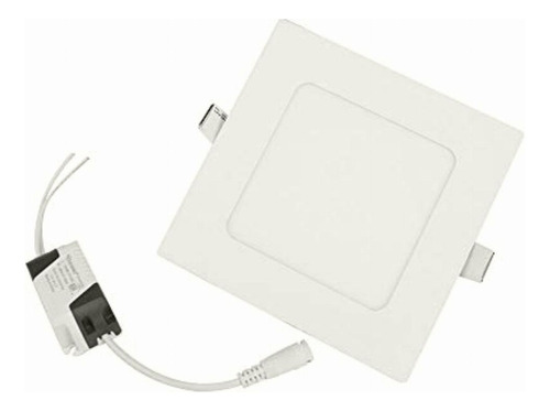 Sanelec, Panel Cuadrado, Lámpara De Techo Para Empotrar, 6