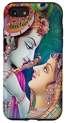 Funda Para iPhone SE (2020) / 7 / 8 Radhe Krishna Hindu Lord