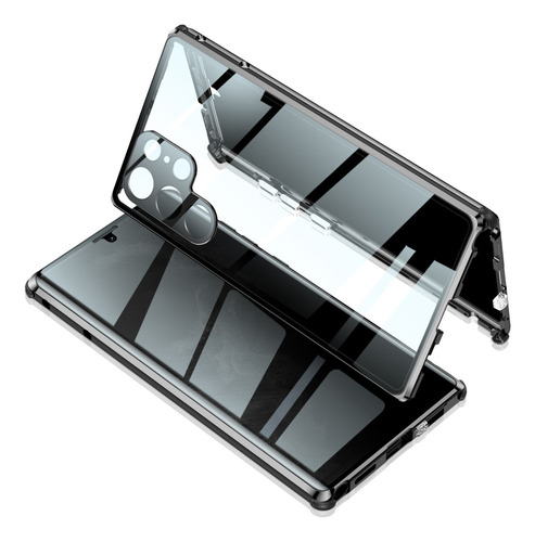 Capa De Vidro Magnético Para Samsung Galaxy S22 Ultra