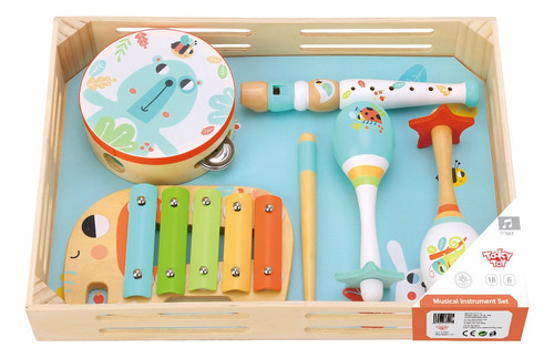 Set Instrumentos Musicales Bosque Tooky Toy