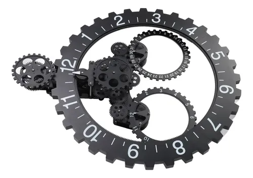 Reloj De Engranajes Mecánico De Estilo Europeo Retro
