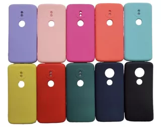 Estuche Forro Goma Para Motorola Moto E5