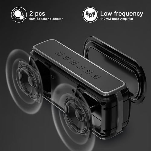 Imagen 3 de 11 de Parlante Portatil Bluetooth 5.0 Wesdar K209 30w Waterproof