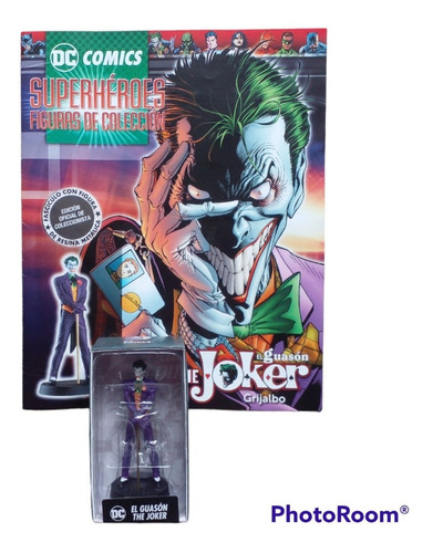 Revista + Figura Coleccionable Dc Comics. The Joker.