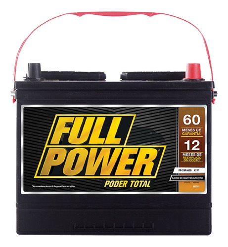 Pila De Carro Marca Fullpower Tipo Fp-24-r-600 Entrega Cdmx.