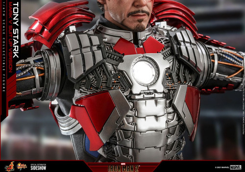 Hot Toys 1:6 De Escala Tony Stark (mark V Suit Up)