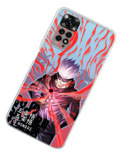 Funda Para Xiaomi Jujutsu Kaisen Satoru Gojo Con Tu Nombre